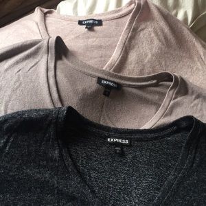 Express set of 3 size small tops